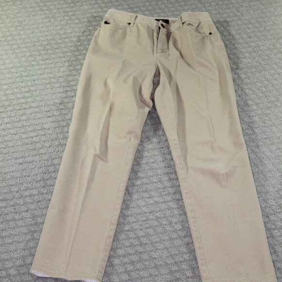 Peck & Peck Women's Size 6 Tan Stretch Jeans - EUC - Picture 1 of 7